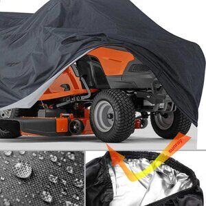 Riding Lawn Tractor Mower Cover Waterproof UV Protector Heavy Duty Fits 72"x54''